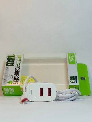 Picture of 16W Type B Fast charger  প্রতি মিনিটে এক পারসেন্ট করে চার্জ হবে মোবাইল ফুল চার্জ হলে অটোমেটিক লাইট চেঞ্জ হবে