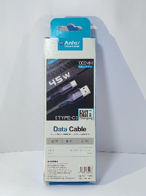 Picture of 45W Type C  Super (Metal ) Fast Data Cable মোবাইলে ফাস্ট চার্জিং লেখা আসবে
