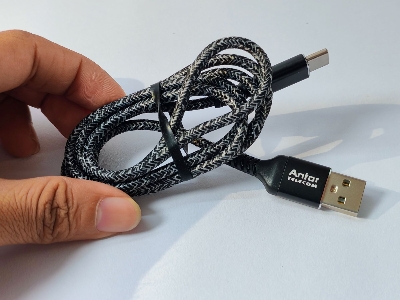 Picture of 45W Type C  Super (Metal ) Fast Data Cable মোবাইলে ফাস্ট চার্জিং লেখা আসবে