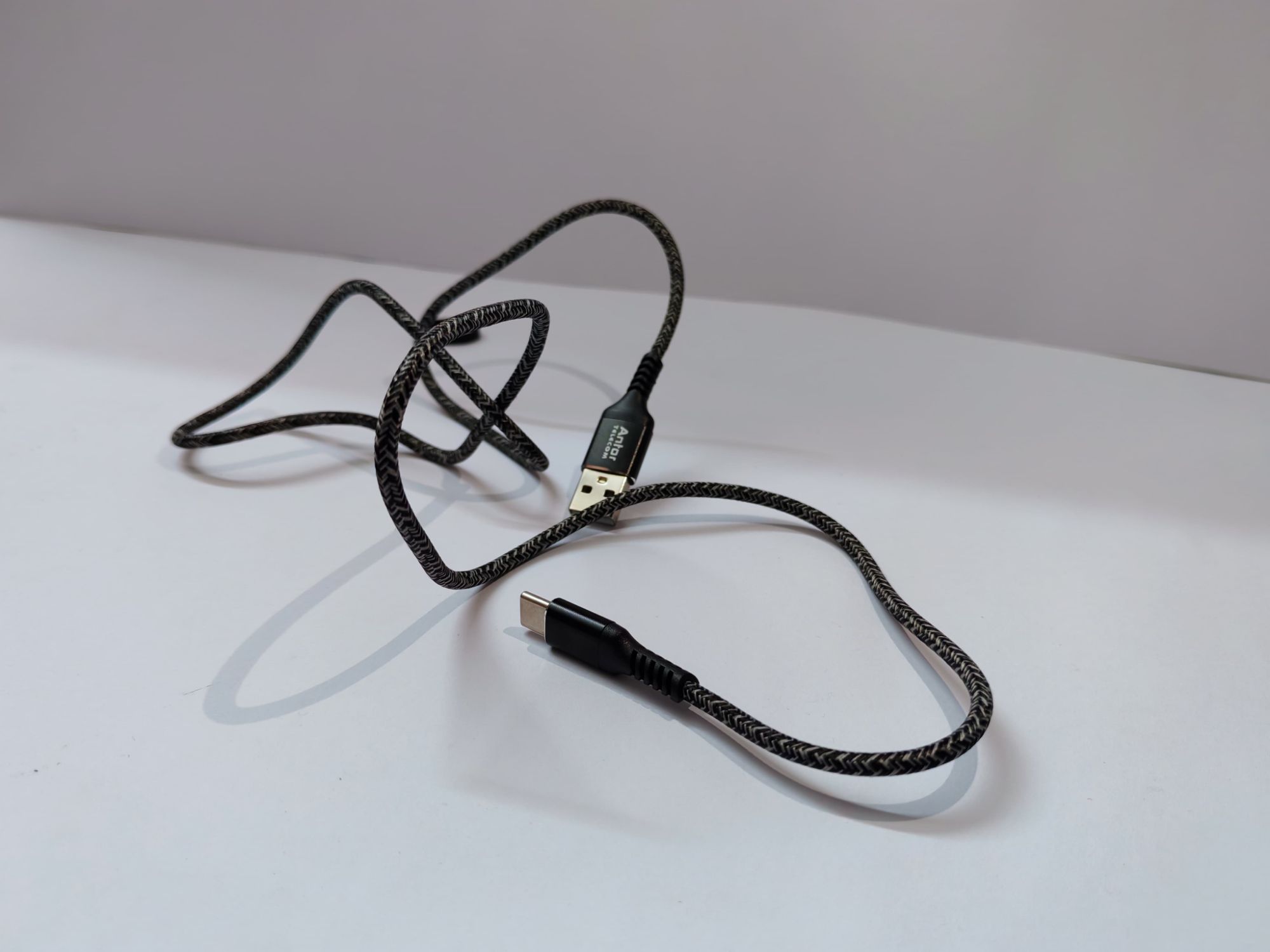 Picture of 45W Type C  Super (Metal ) Fast Data Cable মোবাইলে ফাস্ট চার্জিং লেখা আসবে