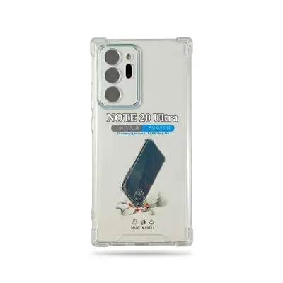 Picture of Samsung Note 20 Ultra (6.9 inch) - Airbag Antishock - Drop Resistance Flexible TPU Back Cover Case - With Camera Protection Bump
