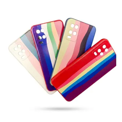 Picture of Rainbow Back Cover For Oppo A54 4G - Phone Back Cover (Back Case Cover For Smartphone)