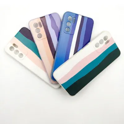 Picture of rainbow back cover for oppo a16