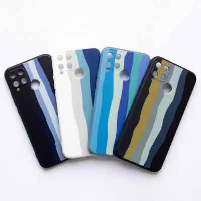Picture of rainbow back cover for realme c25 / c25s/ c15 / c12