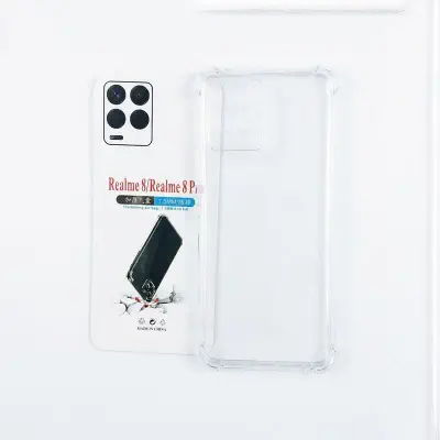 Picture of transparent back cover for realme 8pro 4g