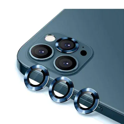 Picture of Camera Lens Protector for i.Phone 11 /11 pro/ 11 pro max Premium HD Tempered Glass Metal Ring Aluminum Alloy Lens Screen Cover Film
