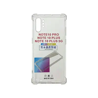 Picture of transparent back cover for samsung note 10 plus