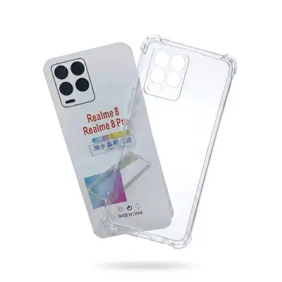 Picture of clear transparent back cover for realme 8 / realme 8 pro 4g