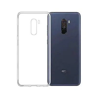 Picture of clear transparent back cover for poco f1