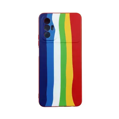 Picture of rainbow back cover for tecno spark 8 pro