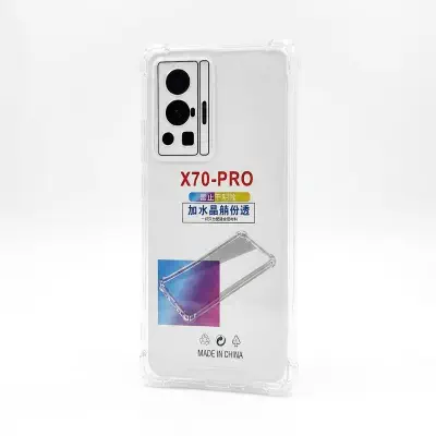 Picture of clear transparent back cover for vivo x70 pro