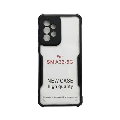 Picture of Samsung Galaxy A33 5G Transparent Silica Gel Matte Shockproof Airbag Bumper Camera Lens Protection Thin Cover Phone Casing