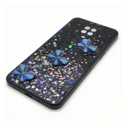 Picture of Redmi note 9 pro / note 9 pro max / note 9s এর জন্য লেডি বাটারফ্লাই ব্যাক কভার (Back Case Cover For Smartphone)