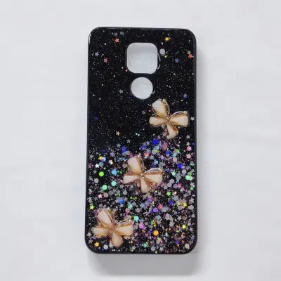 Picture of for redmi note 9 lady butterfly back cover