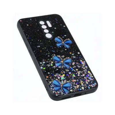 Picture of for poco m2 / redmi 9 / redmi 9 prime lady butterfly back cover