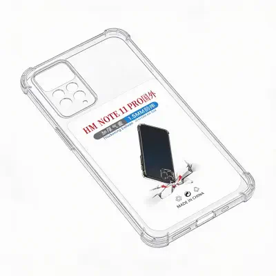 Picture of transparent back cover for Redmi note 11 pro
