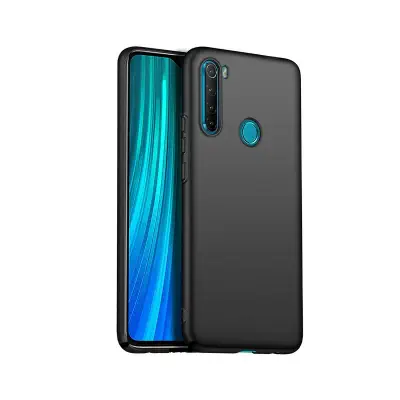 Picture of Xiaomi Redmi Note 8 MATTE BLACK FLEXIBLE TPU CASE SLIM COVER - SHOCKPROOF