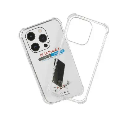 Picture of SHOCKPROOF I-PHONE 14 PRO TPU CASE - TRANSPARENT