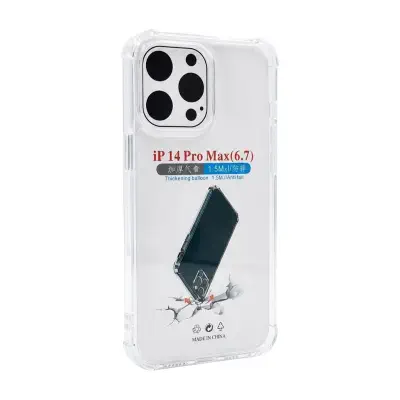 Picture of শকপ্রুফ i. phone 14 pro max tpu কেস-স্বচ্ছ (Back Case Cover For Smartphone)