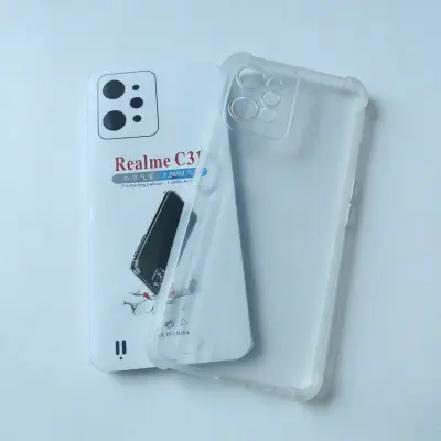 Picture of for realme c31 clear transparent back cover