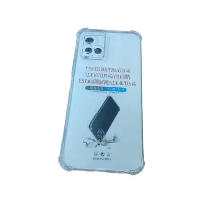 Picture of clear transparent back cover for vivo y21/y33t/y21t/y33s