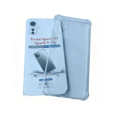 Picture of clear transparent back cover for tecno spark 9T/ Spark 9 pro