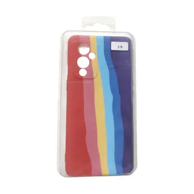 Picture of Rainbow Cover For one plus 9 Matte Finished Silicone Cover - Phone Back Cover