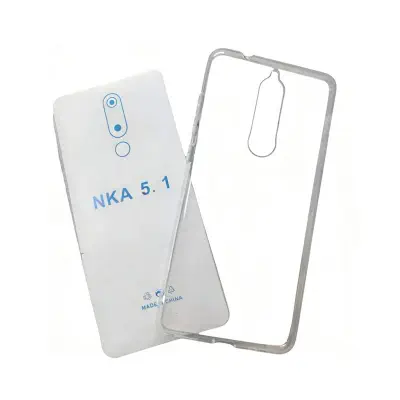 Picture of Clear Soft Transparent Flexible Back Cover For Nokia 5.1 - Phone Back Cover