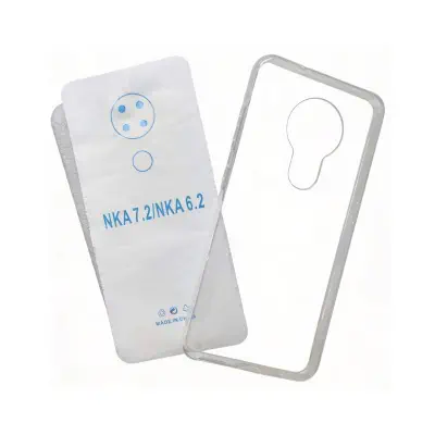 Picture of Clear Soft Transparent Flexible Back Cover For Nokia 7.2/6.2- Phone Back Cover