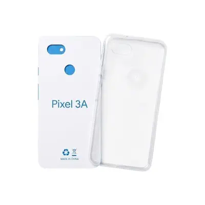 Picture of transparent back cover for Google Pixel 3A
