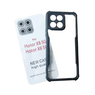 Picture of Honor x8 5g / x6 5g এর জন্য xundd স্বচ্ছ ক্রিস্টাল ক্লিয়ার কেস আল্ট্রা পাতলা হালকা ওজনের ট্রেন্ডি স্টাইলিশ স্লিম শকপ্রুফ বাম্পার ক্যামেরা প্রতিরক্ষামূলক কভার (Back Case Cover For Smartphone)
