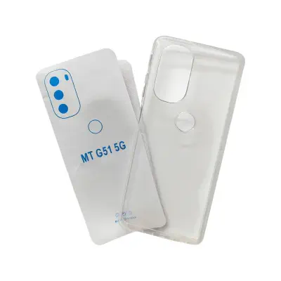 Picture of TRANSPARENT BACK COVER FOR Motorola Moto G51 5G