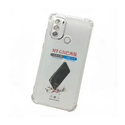 Picture of Motorola Moto E30/E40 Premium Silicone Case Crystal Clear Soft TPU Ultra-Thin Transparent Flexible Protective Mobile Phone Back Cover