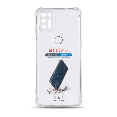 Picture of Motorola Moto G9 plus Premium Silicone Case Crystal Clear Soft TPU Ultra-Thin Transparent Flexible Protective Mobile Phone Back Cover