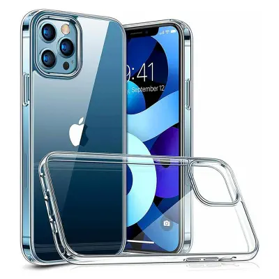 Picture of iPhone 12 Pro Max Soft Shock Proof Jelly Back Cover Transparent
