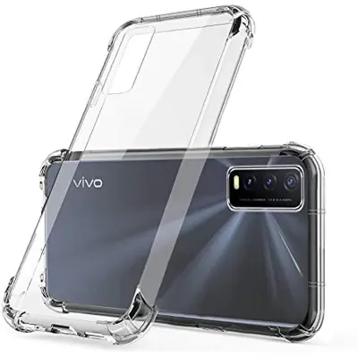Picture of Vivo Y20 Anti Shock Corner Bumper 1.5mm Soft Transparent Jelly Cover