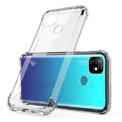 Picture of itel Vision 1 Plus Back Cover Transparent Soft Silicone Crystal Clear Case For itel Vision 1 Plus