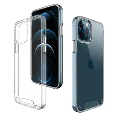 Picture of iPhone 13 Pro Max Soft Shock Proof Jelly Back Cover Transparent