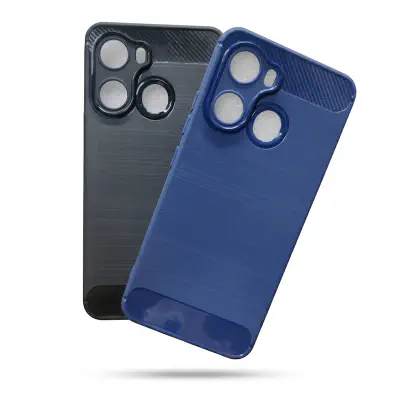 Picture of For Itel P40 Heavy Strong Liquid Silicone Soft Gel Rubber Shockproof Cover Case For Itel P40 Phone Back Cover