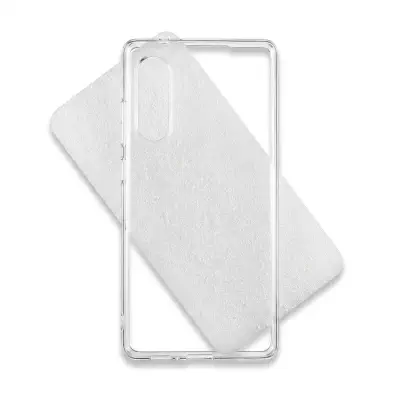 Picture of for lg velvet 5g soft clear transparent back cover