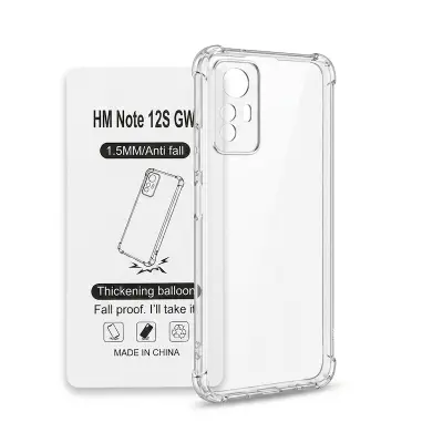 Picture of for redmi note 12s soft clear transparent back cover