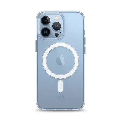 Picture of For iPhone 13 PRO MAX Magsafe Magnetic Wireless Charging Case Clear Shockproof Soft Silicone Protect Back Cover