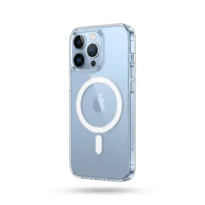 Picture of For iPhone 12 PRO MAX Magsafe Magnetic Wireless Charging Case Clear Shockproof Soft Silicone Protect Back Cover