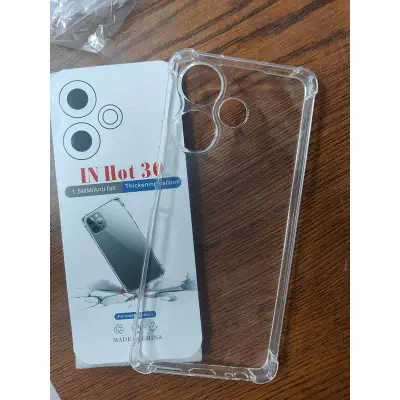 Picture of FOR INFINIX HOT 30  Break proof/ Shock proof Transparent clear TPU back case
