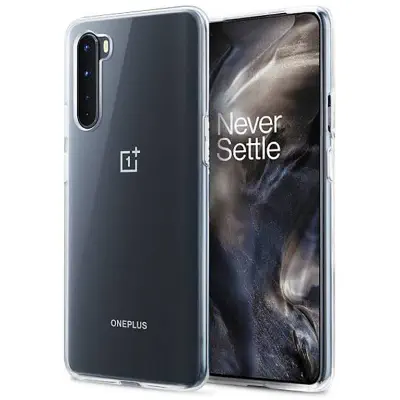 Picture of for one plus nord clear transparent back cover