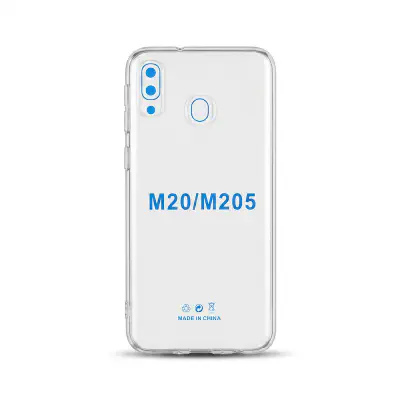 Picture of transparent back cover for samsung galaxy m20