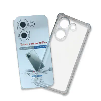 Picture of For Tecno Camon 20/Tecno Camon 20 Pro Case Soft Transparent Full Protection Clear Back Cover Tecno Camon20 Pro Phone Cases Cover