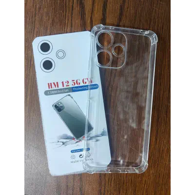 Picture of for redmi 12 5g / redmi note 12R SOFT CLEAR TRANSPARENT BACK COVER