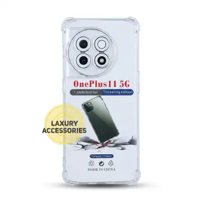 Picture of transparent back cover for One Plus 11/One Plus 11R