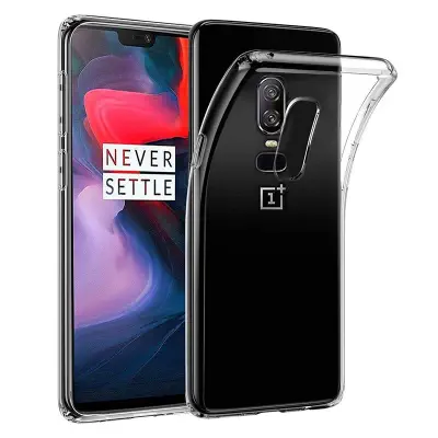 Picture of for one plus 6  soft clear transparent  back cover